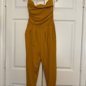 Super Cute mustard jumpsuit!